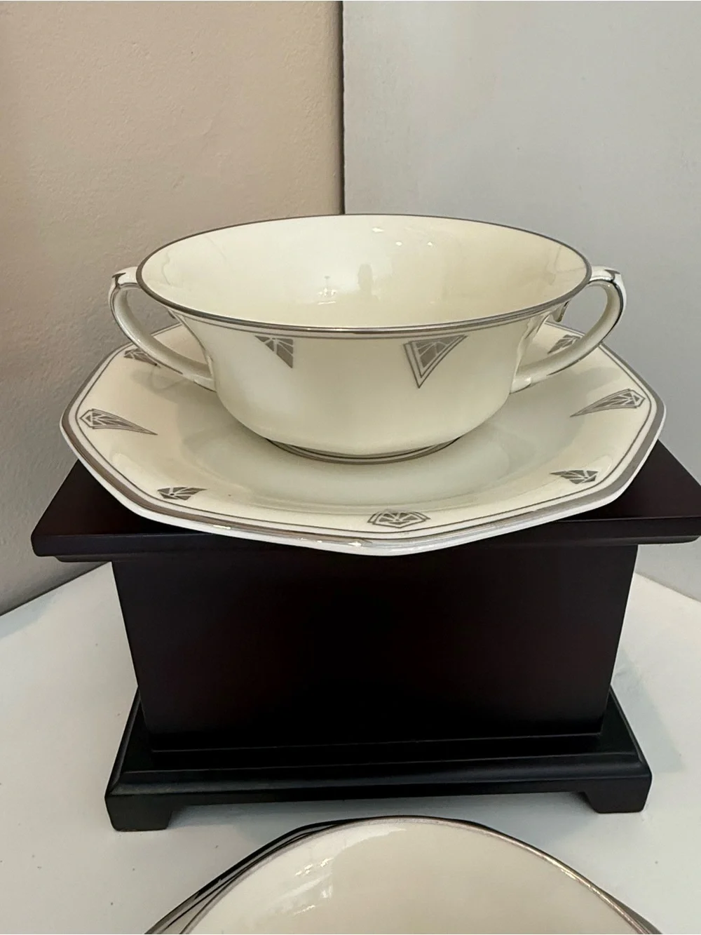 Community China Deauville Cream Soup Bowl & Underplate Bavaria- PLEASE READ